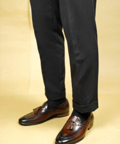 Alternative view of Men's Brown Leather Tassel Loafers