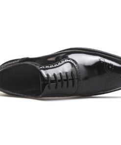 Alternative view of Black Patent Leather Brogue Oxford Dress Shoes for Men