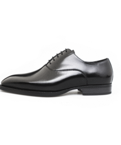 Black Wholecut Oxford Dress Shoes for Men